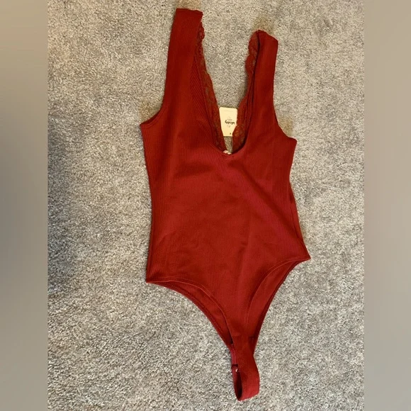 NWT FreePeople Red Bodysuit - Picture 7 of 7